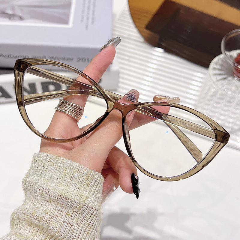 Vintage TR Blue Light Blocking Cat Eye Glasses Frame