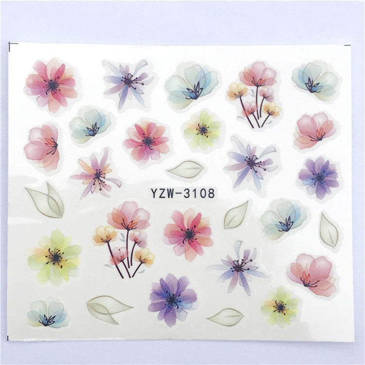 Animal and Plant Nail Art Stickers