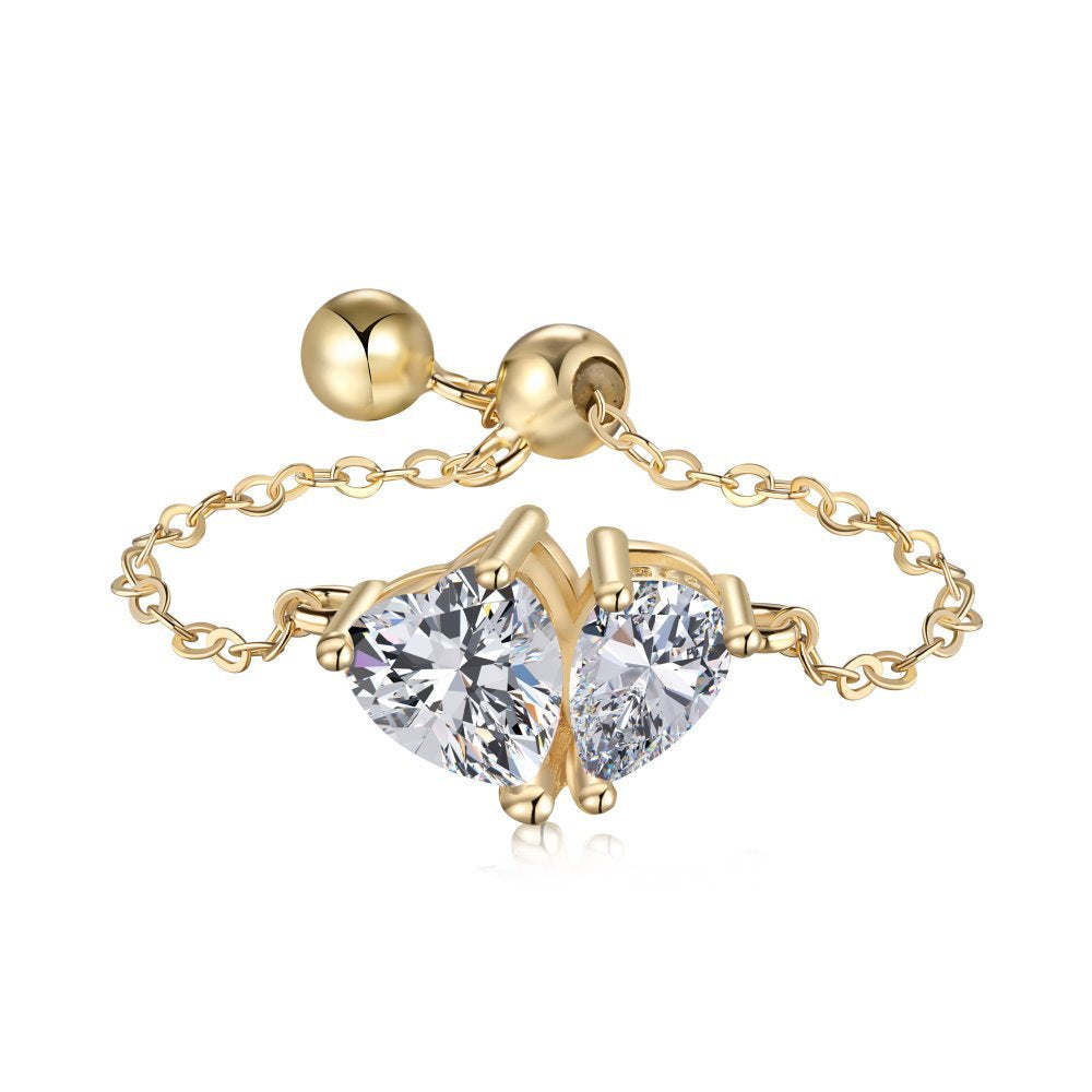 Sterling Silver Prism Fashion Ring - All-match Design