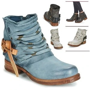 2019 Women’s Chunky Heel Tassel Ankle Martin Boots