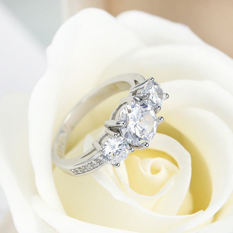 Creative Zircon Ring - Women's Jewelry Accessory