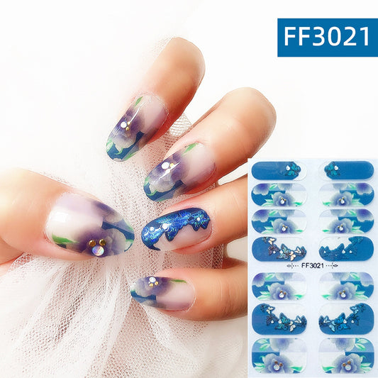 3D Crystal Nail Polish Film Full Adhesive Craft