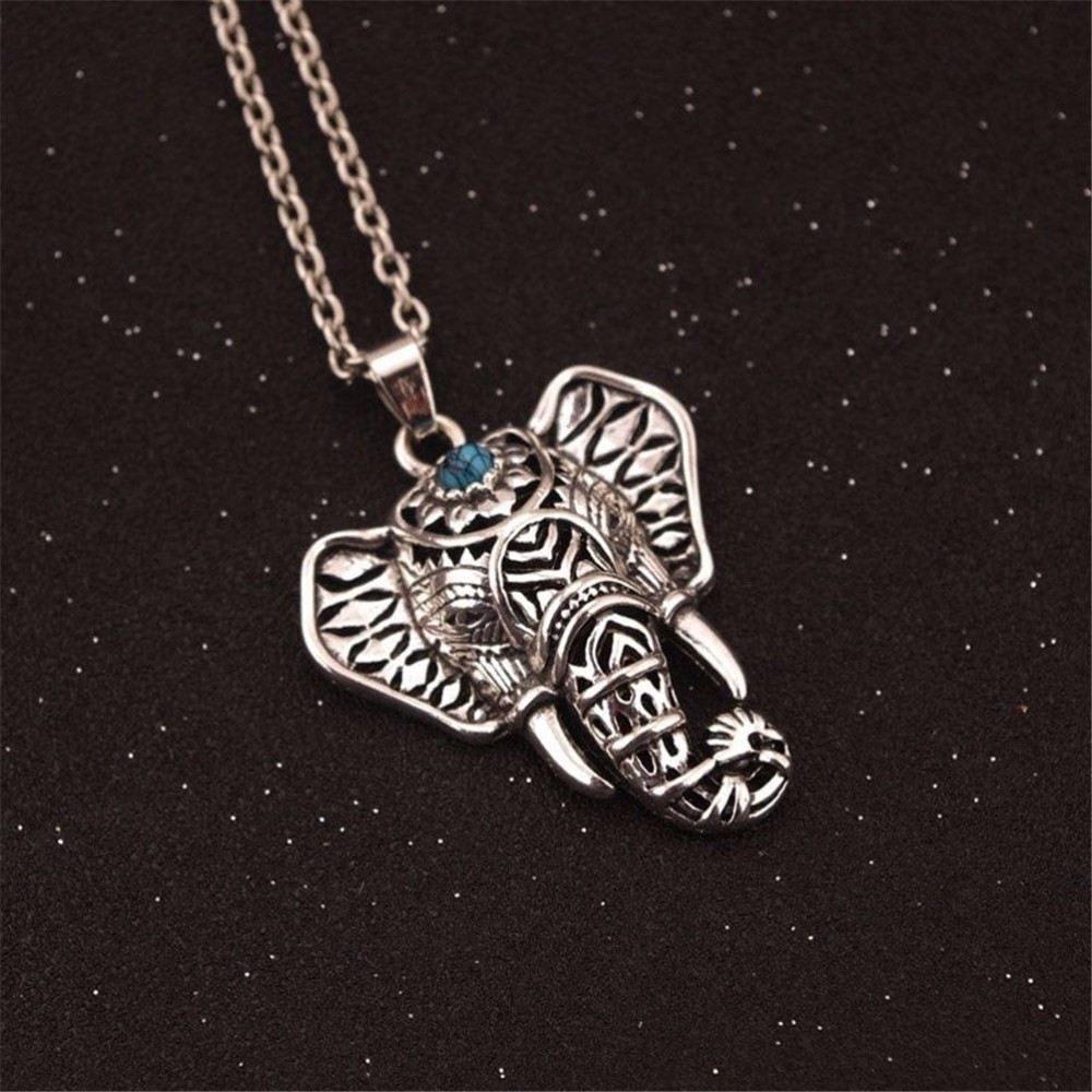 Bohemian Style Elephant Necklace for Versatile Fashion