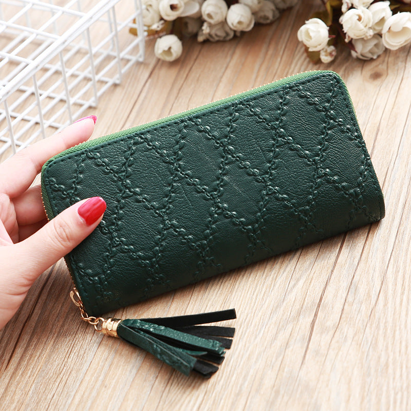 Fashionable Women’s Purse with Large Capacity and Tassels