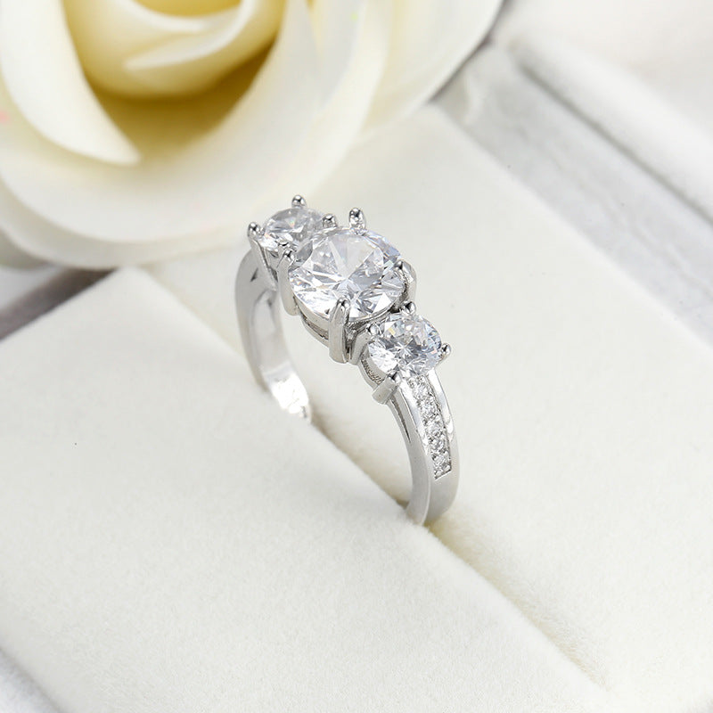 Creative Zircon Ring - Women's Jewelry Accessory