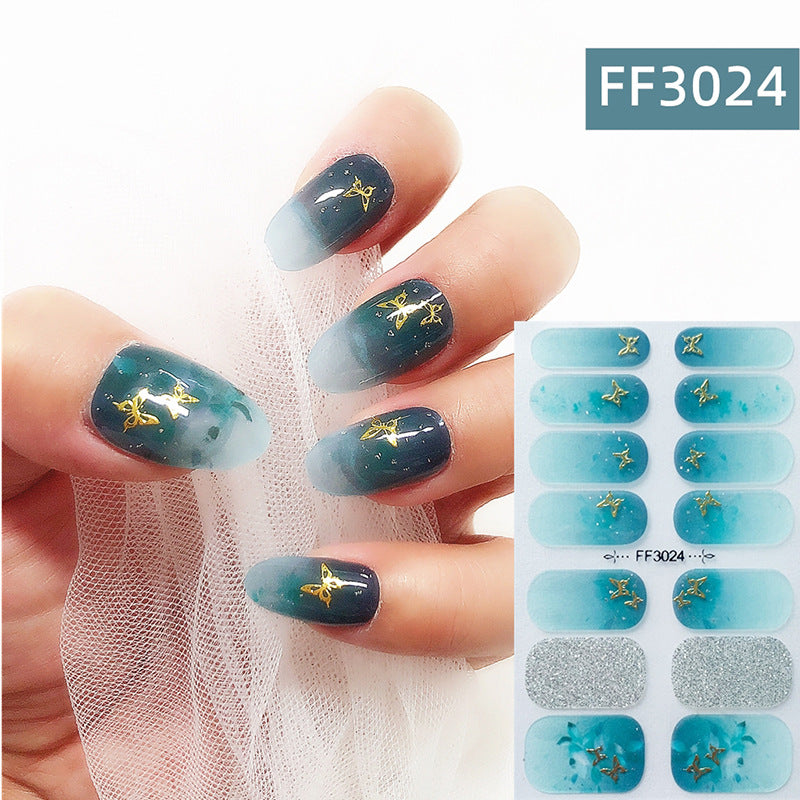 3D Crystal Nail Polish Film Full Adhesive Craft