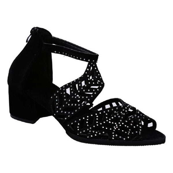 Fashionable Women’s Mesh High Heel Peep Toe Sandals