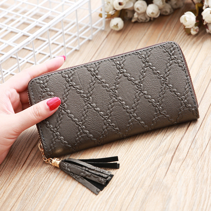 Fashionable Women’s Purse with Large Capacity and Tassels