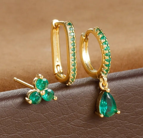 Water Drop Stud Earrings