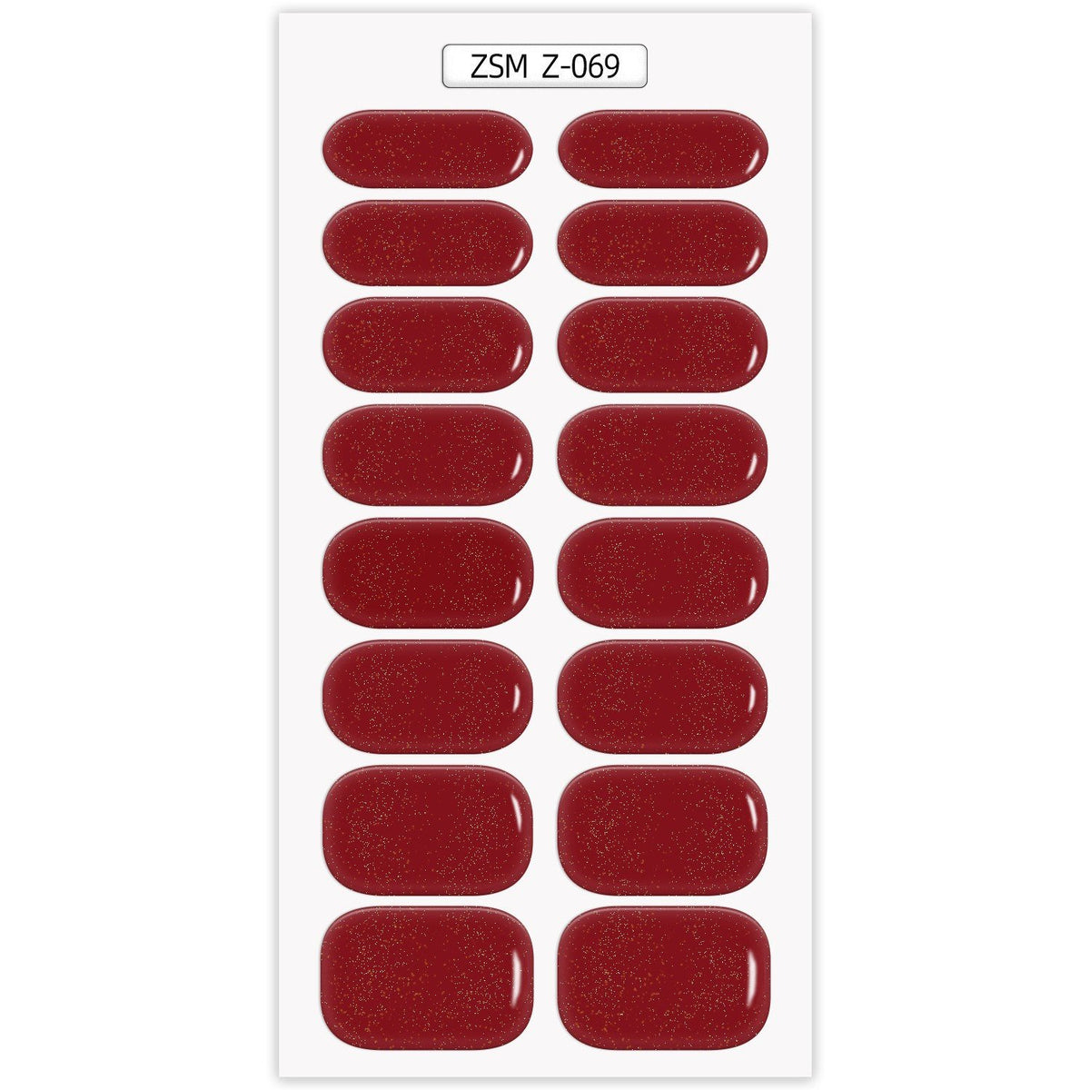 Waterproof Anti-Overflow Semi-Curing Gel Nail Stickers