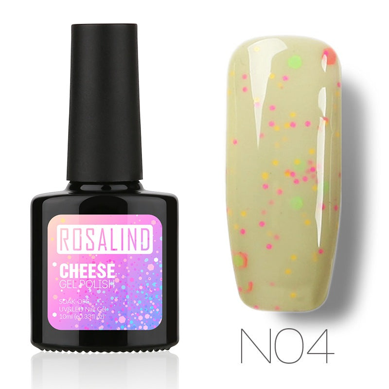 ROSALIND Gel Polish - Orange Dot Cheese Nail Gel