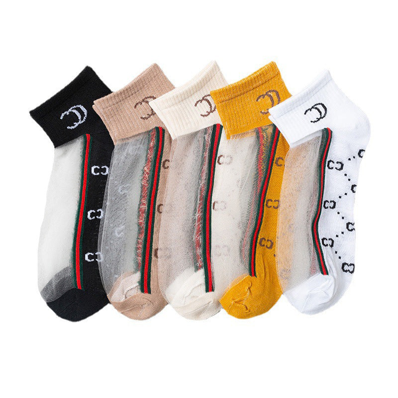 Stylish Women’s Short Socks - Breathable Summer Fashion
