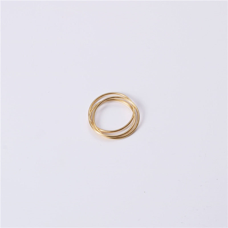 Minimalist Multi-Ring Women's Fashion Statement Ring