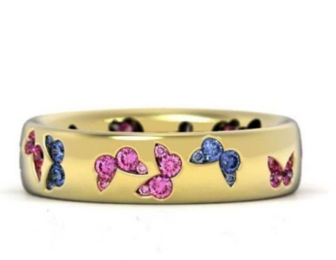 Butterfly Style Zircon Ring for Women’s Fashion