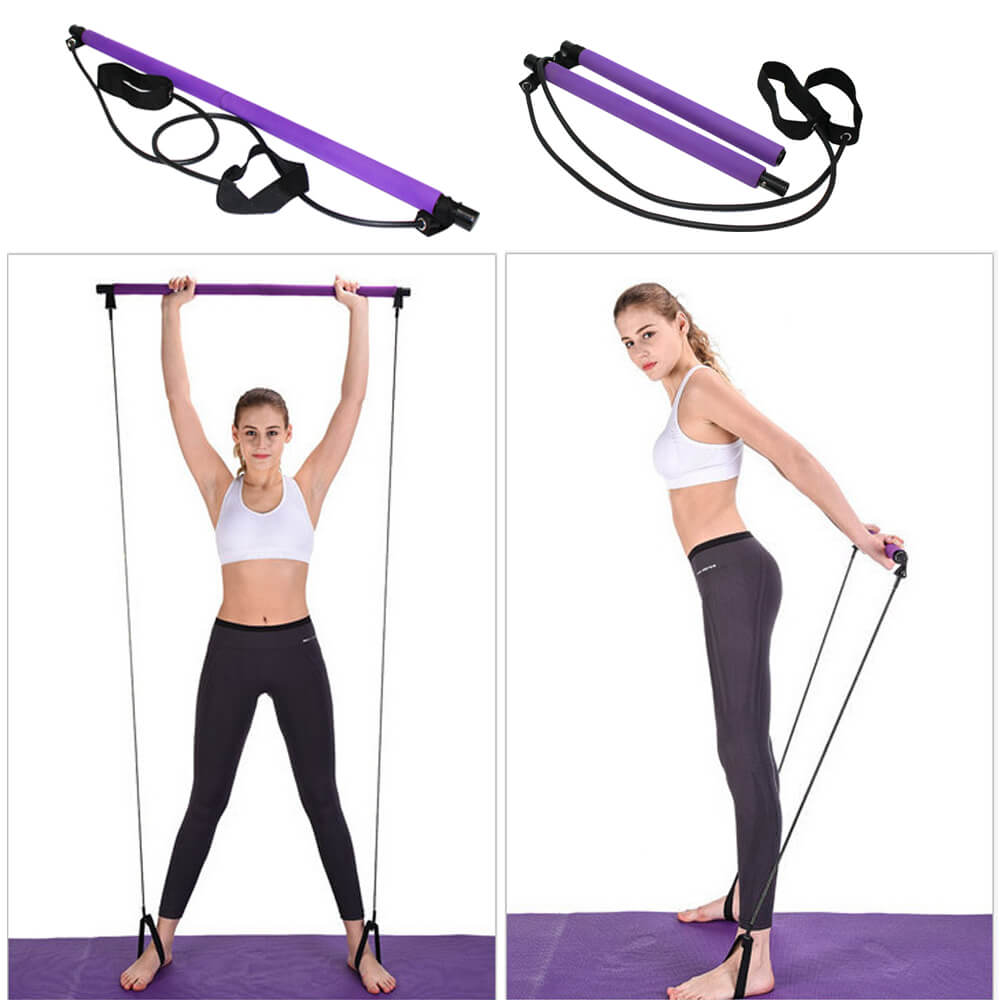 Women’s Fitness Resistance Bar for Home Workouts