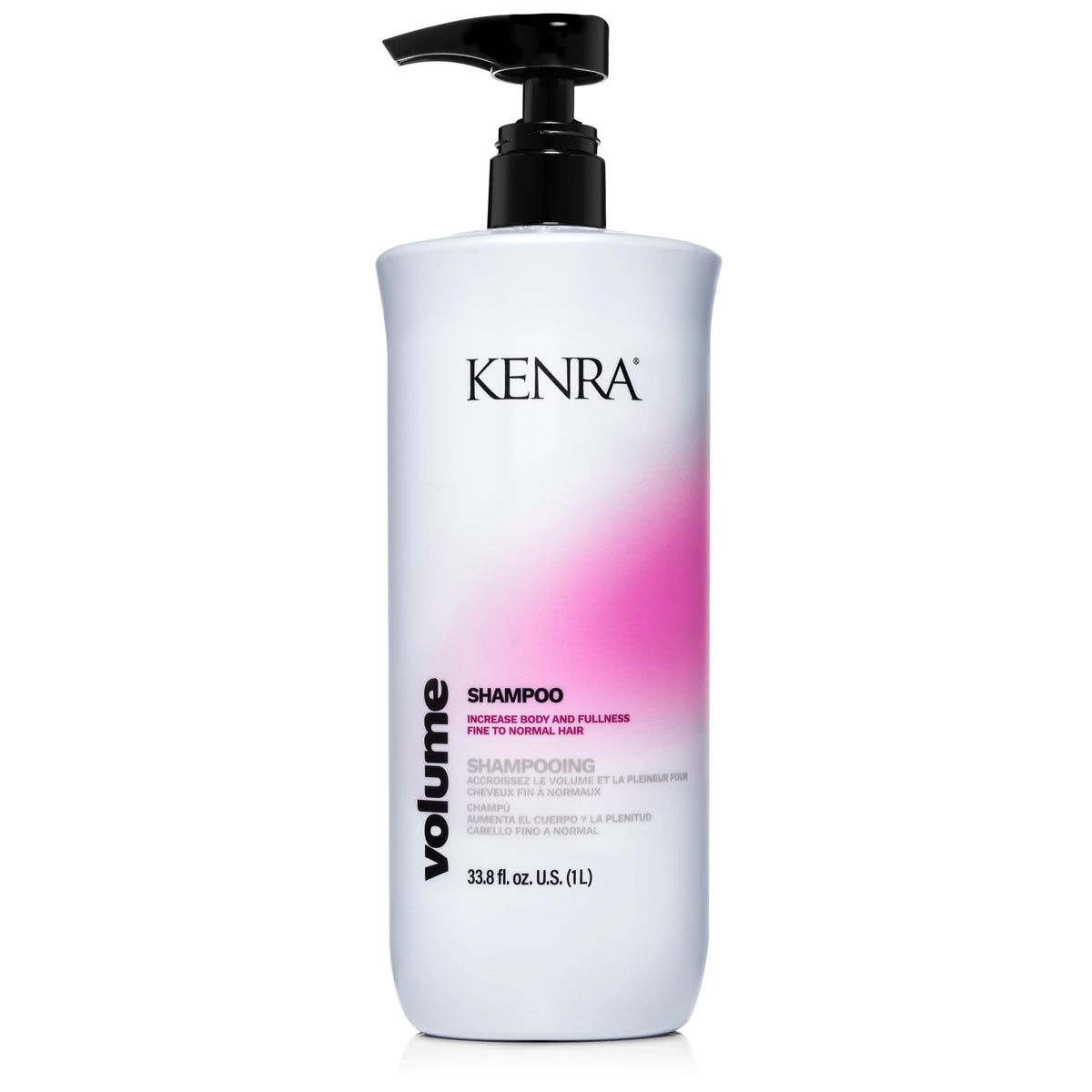Kenra Volume Shampoo | Creates Body Bounce & Fullness | Increases Volume up to 45% | Adds Shine | Color Safe | Fine To Normal Hair 33.8 fl. oz.