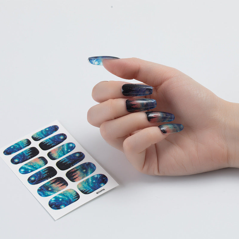 Nail Sticker with European and American Art Design