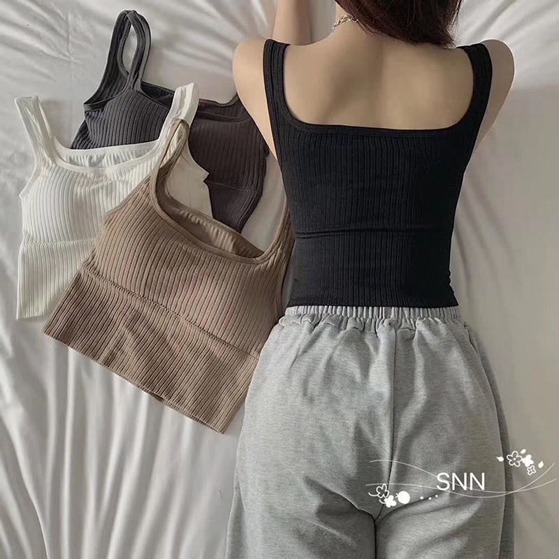 2023 New Women's Colorful Backless Yoga Bra Top