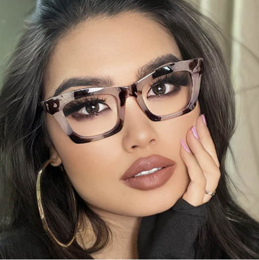 Trendy Anti-Blue Light Glasses Frame for Women