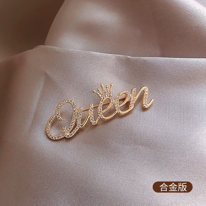 Pearl and Diamond Floral Brooch for Women’s Fashion