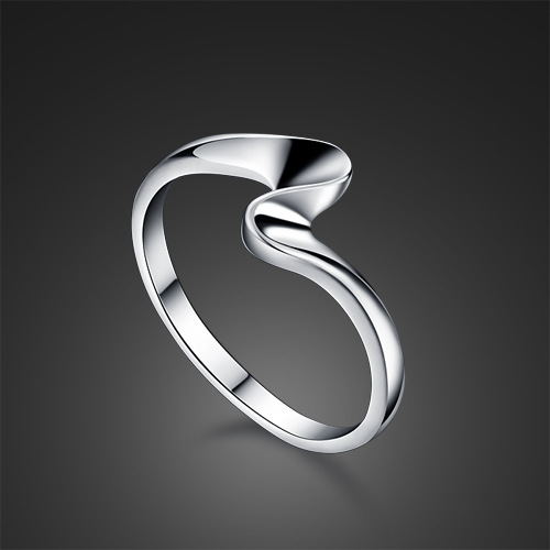 Silver Plated Lightning Ring for Women’s Jewelry