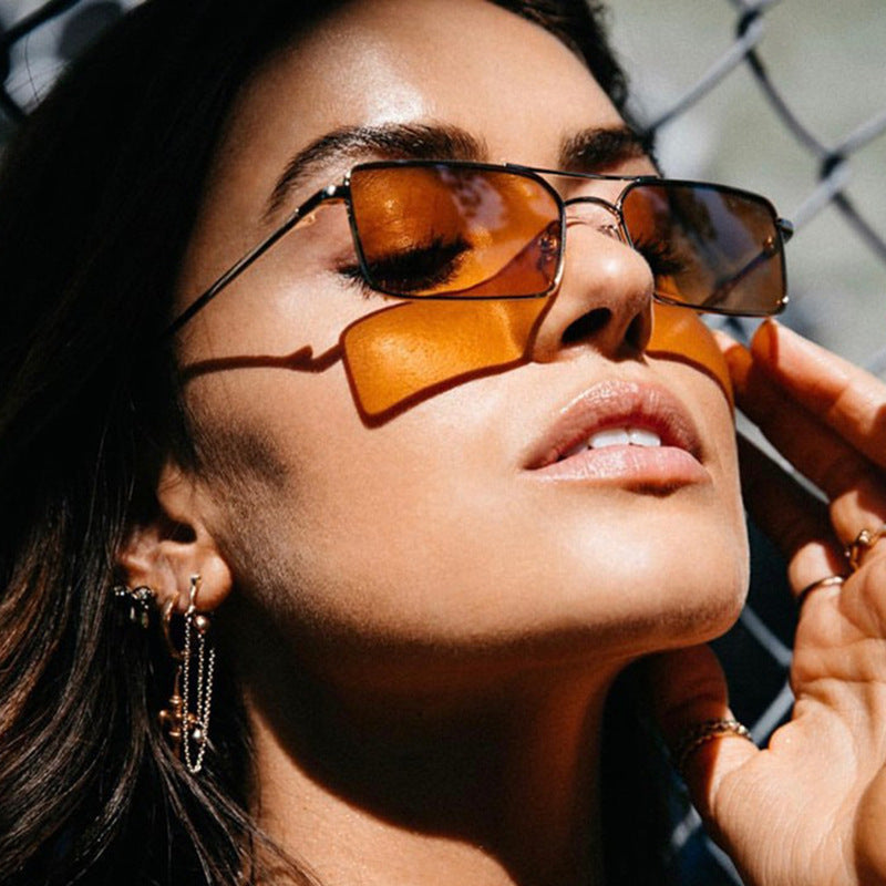 2020 Trendy Square Metal Sunglasses for Men and Women