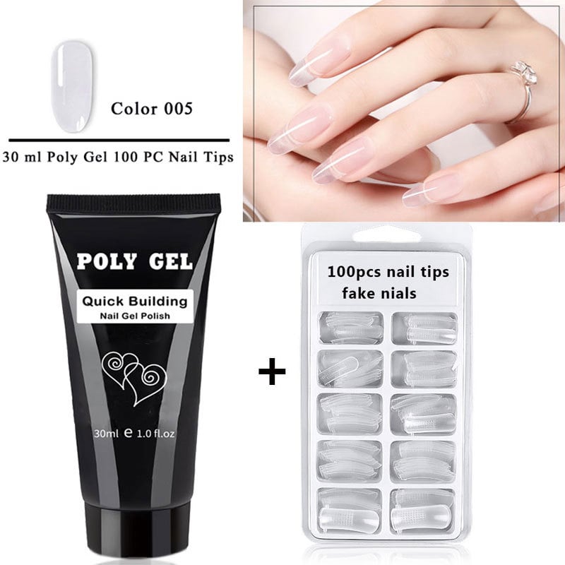 Phototherapy Crystal Nail Extension Glue and Mold Set
