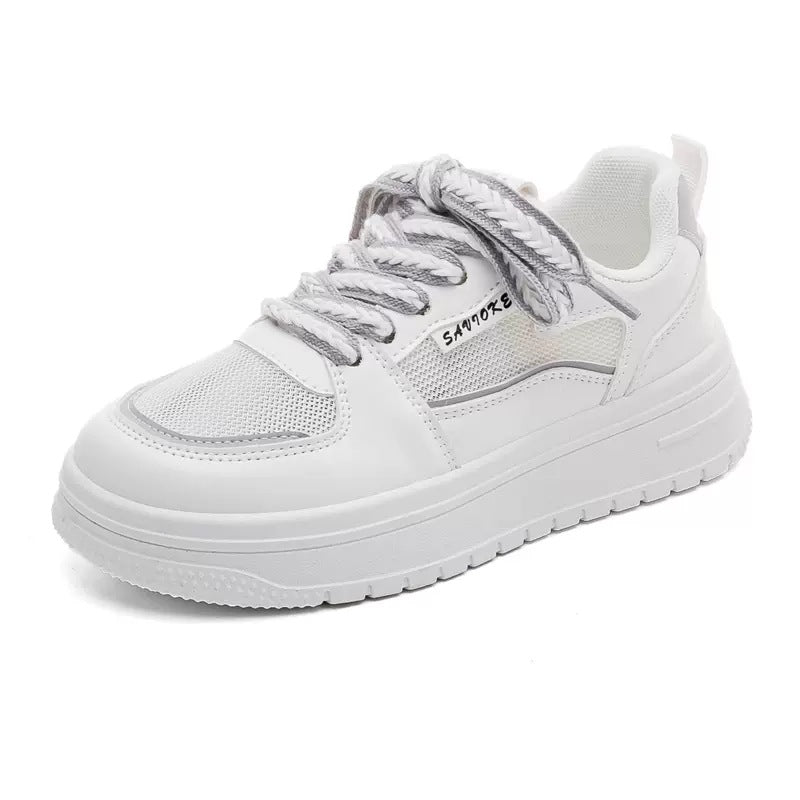 Women’s Breathable White Sneakers - Summer 2024 Casual Style