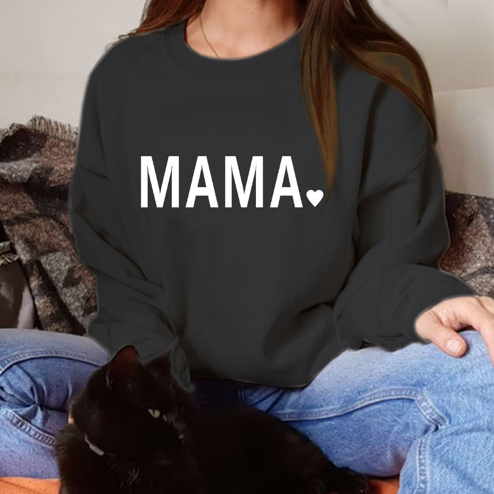 Thanksgiving MAMA Casual Crewneck Sweatshirt