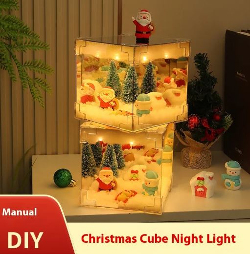 DIY Desktop Christmas Decoration