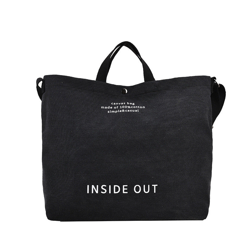Casual Women’s Canvas Tote and Crossbody Handbag