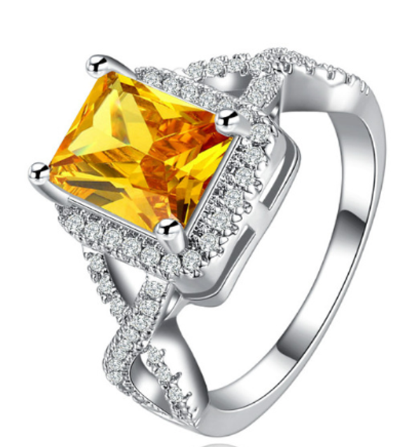 Natural Zircon Ring - Stylish Trendy Jewelry