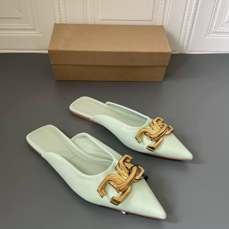Plus Size Women's Shoes 41-43 Flat Mules 2023 Style