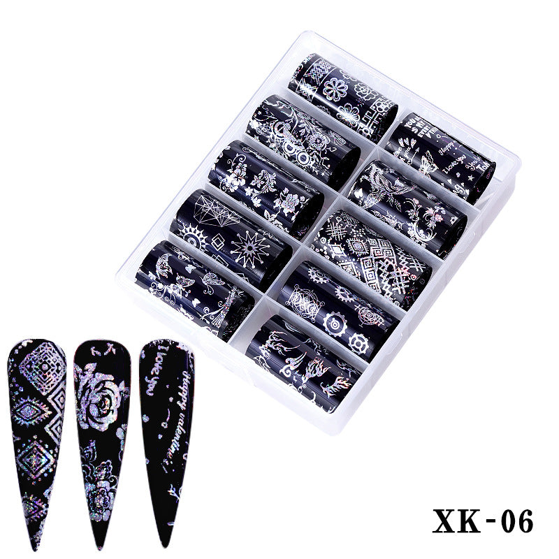 2020 New Nail Art Transfer Stickers - Starry Laser
