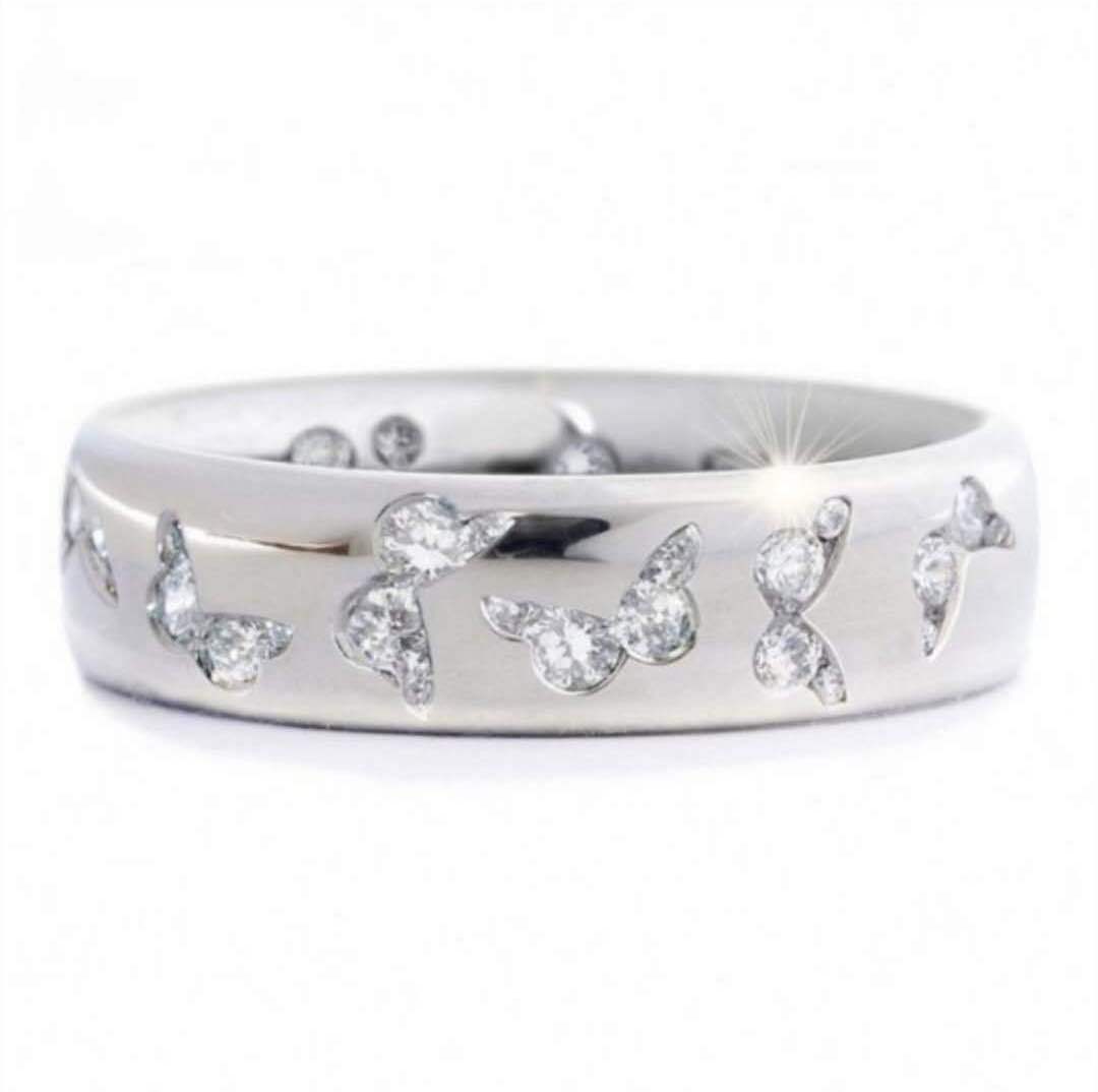 Butterfly Style Zircon Ring for Women’s Fashion