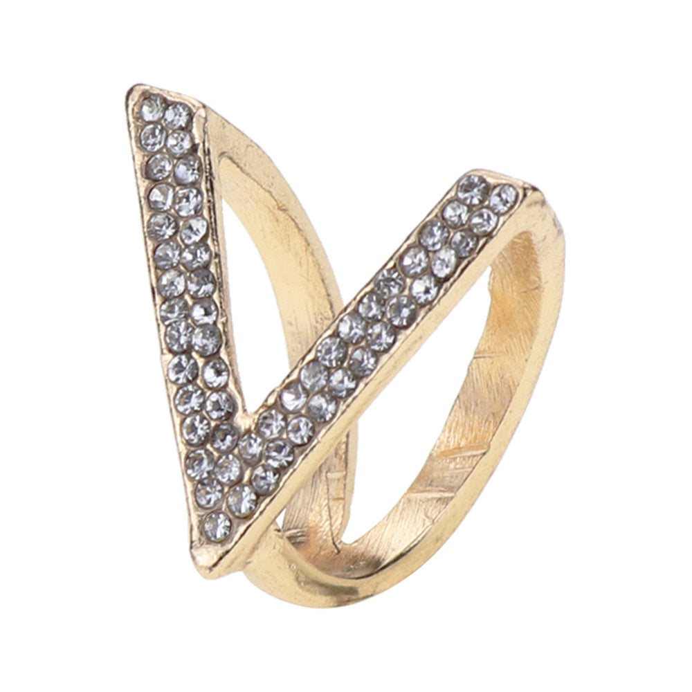 Fashion Crystal Scarf Clip with Rhinestone Inlay
