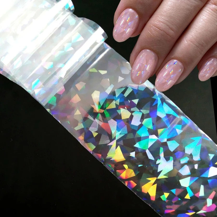 Transparent Nail Art Starry Sky Transfer Stickers