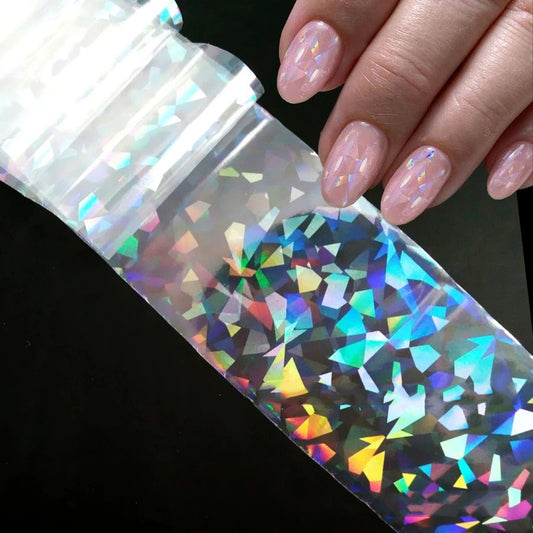 Transparent Nail Art Starry Sky Transfer Stickers