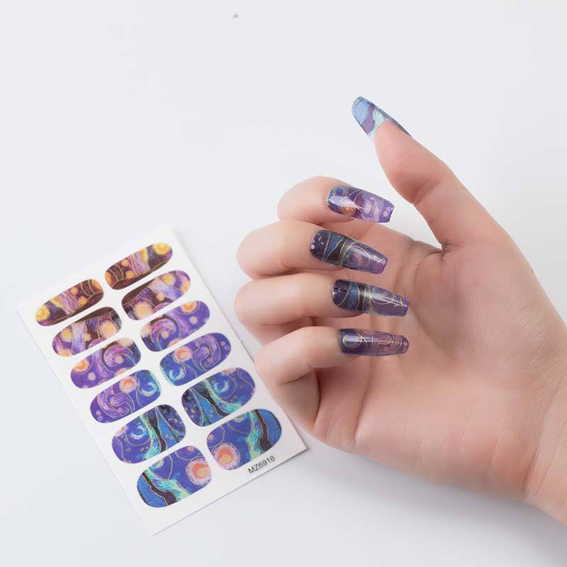 Nail Sticker with European and American Art Design