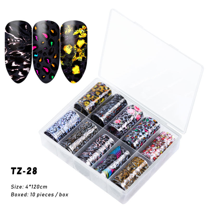 2020 New Nail Art Transfer Stickers - Starry Laser