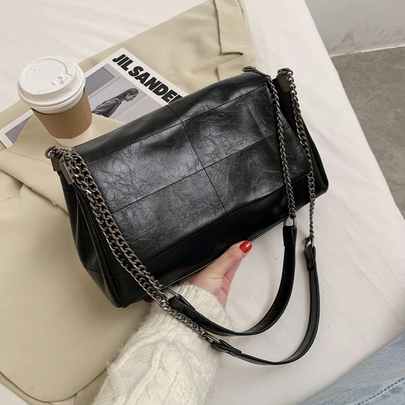 Fashionable PU Leather Small Square Bag for Women