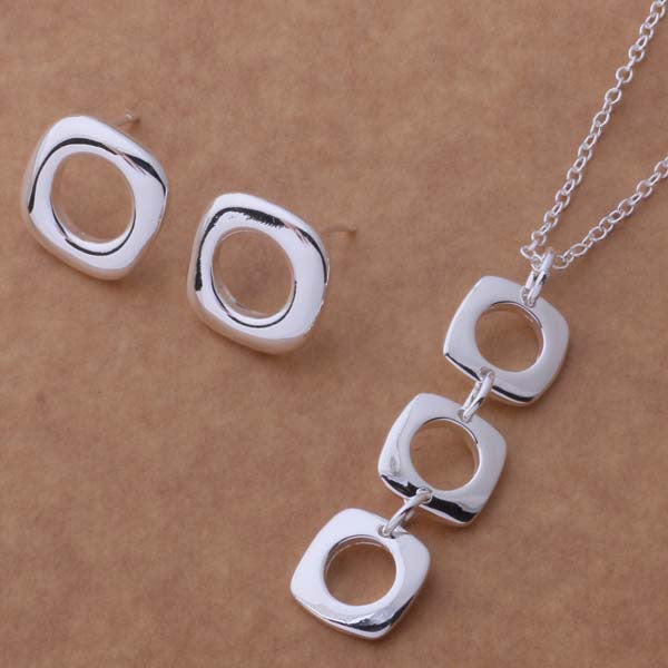 Rinxing 925 Sterling Silver Fashion Jewelry Set