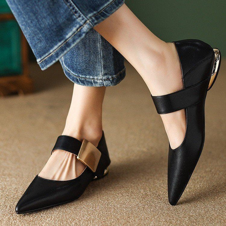 2023 Spring Autumn French Style Mary Jane Shoes for Women