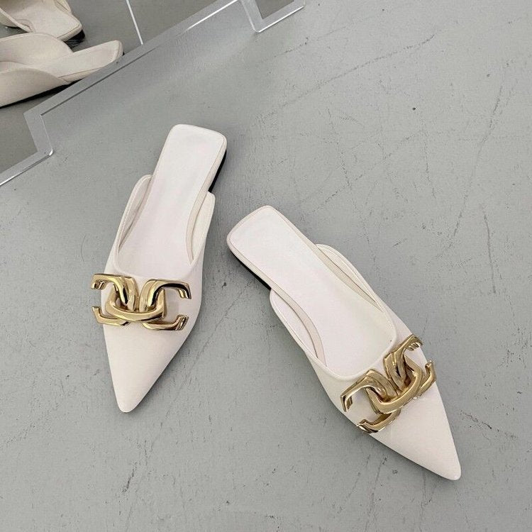 Plus Size Women's Shoes 41-43 Flat Mules 2023 Style