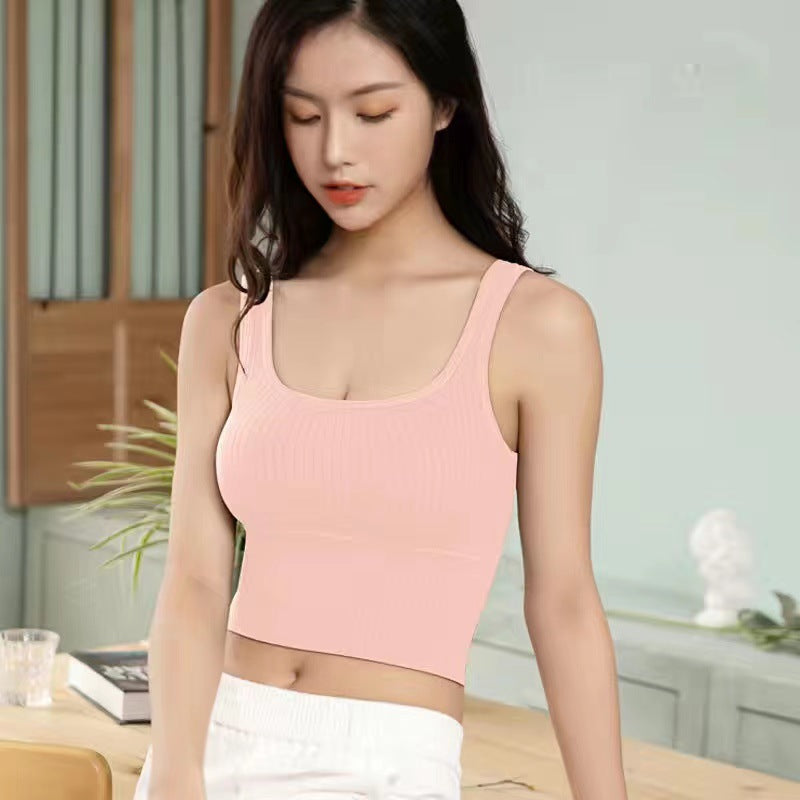 2023 New Women's Colorful Backless Yoga Bra Top