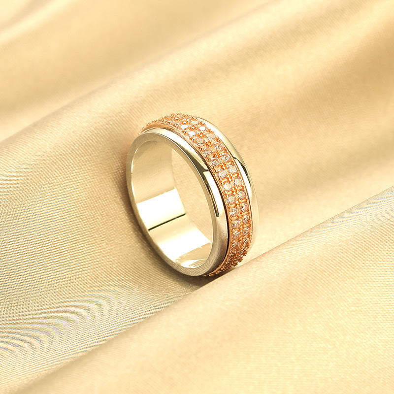 Rotatable 925 Silver Women’s Ring