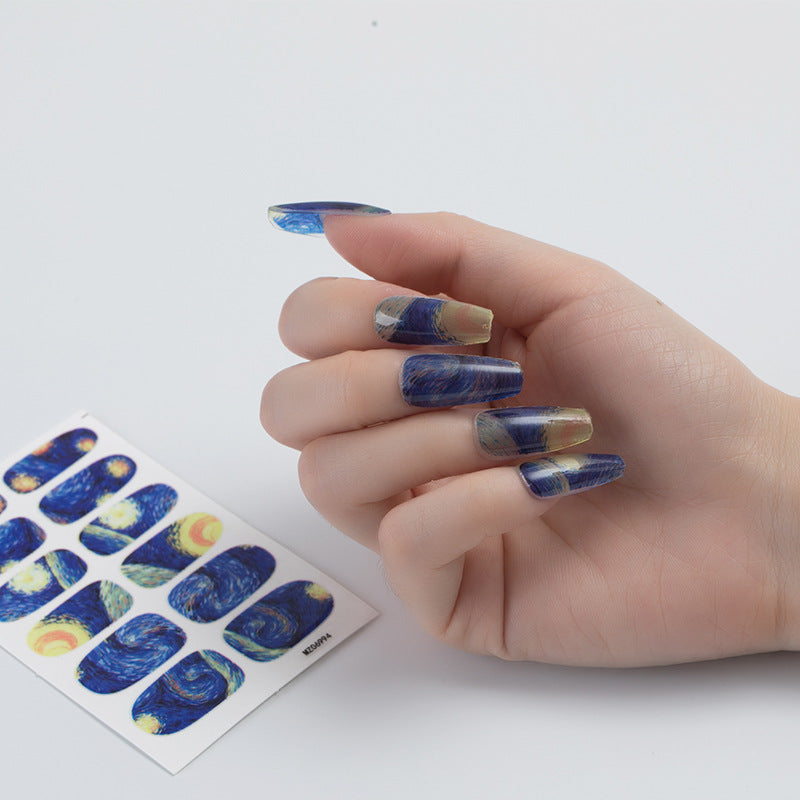 Nail Sticker with European and American Art Design