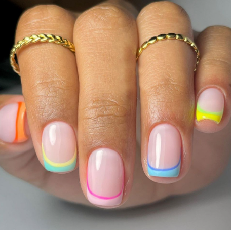 Two-Color Splicing Wearable Armor Nail Patches