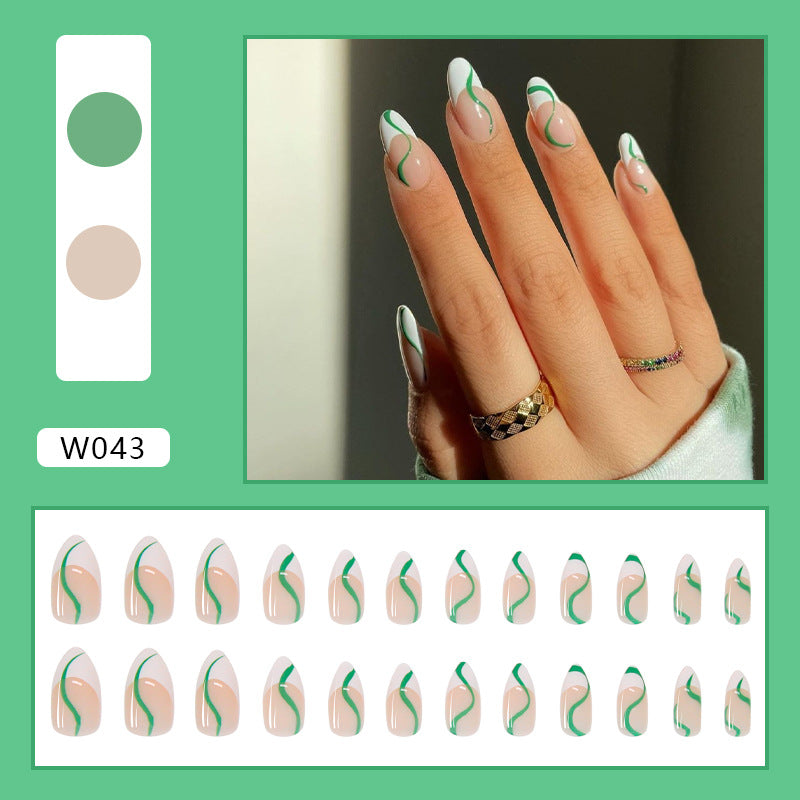 Nordic Wind Simple Nail Patch Line