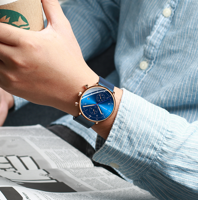Men's Fashion Sports Watch with Multifunctional Design
